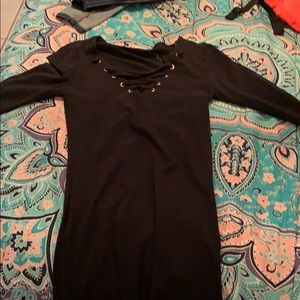 Cute skin tight black dress